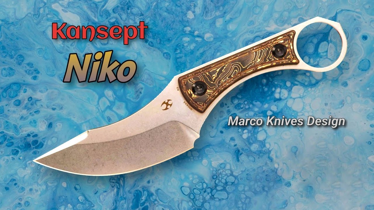 НОВЫЙ нож с фиксированным лезвием: Kansept Niko от Marco Designs