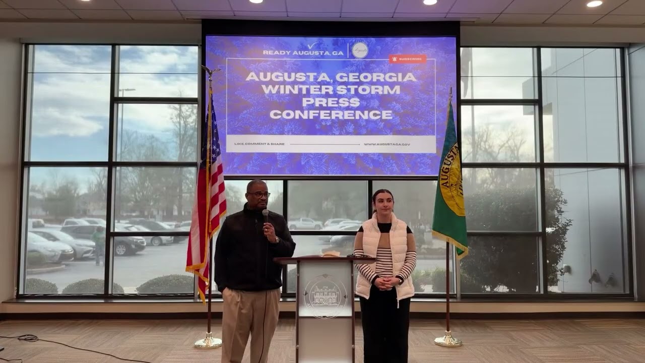 Augusta, Georgia Winter Storm Press Conference