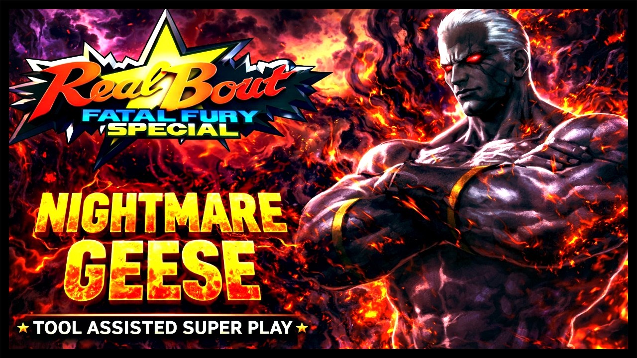 SECRET NIGHTMARE GEESE –【TAS】NO DAMAGE (31 HIT COMBO) | REAL BOUT FATAL FURY SPECIAL