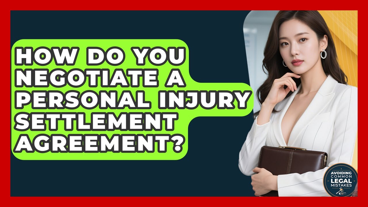 How Do You Negotiate A Personal Injury Settlement Agreement? - Avoiding Common Legal Mistakes