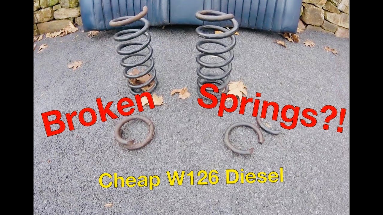 Broken Springs on W126 Mercedes