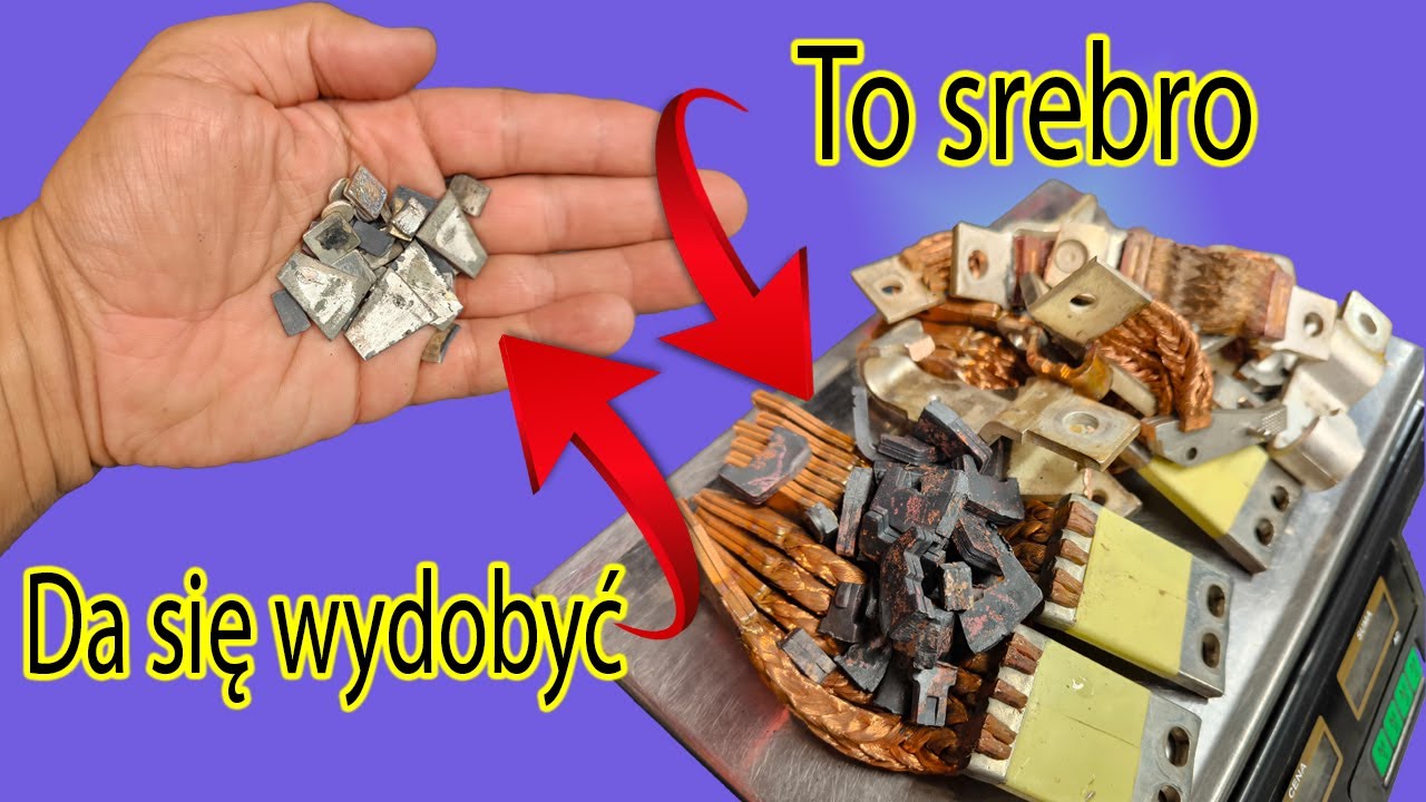 Najlepszy sposób, na odzysk srebra z dużych styków!