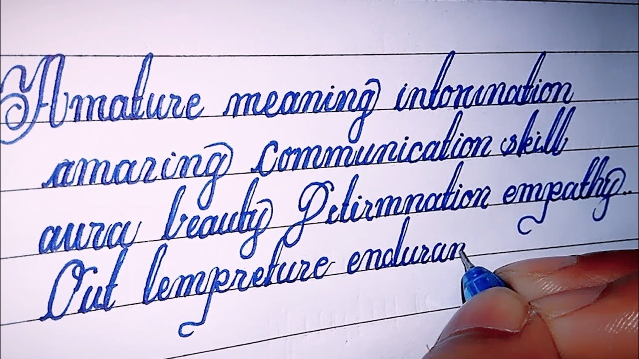 Handwriting Practice | beautiful Handwriting 