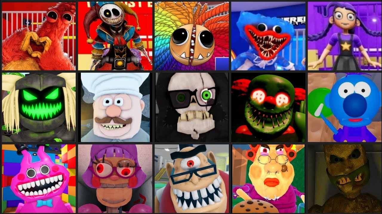 CHUM CHOMPKINS PRISON RUN,HUGGY WUGGY PRISON RUN,MR BONNY ROBLOX JUMPSCARE