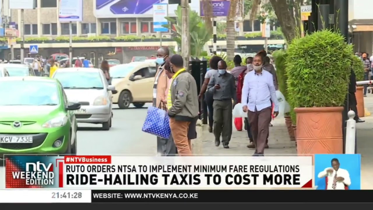 Ride-hailing taxis to cost more after Ruto directs NTSA to implement minimum fare regulations