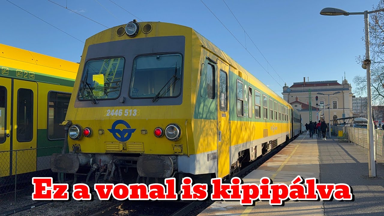 Leutaztam a Szombathely-Kőszeg vasútvonalat 2025. 01. 11.