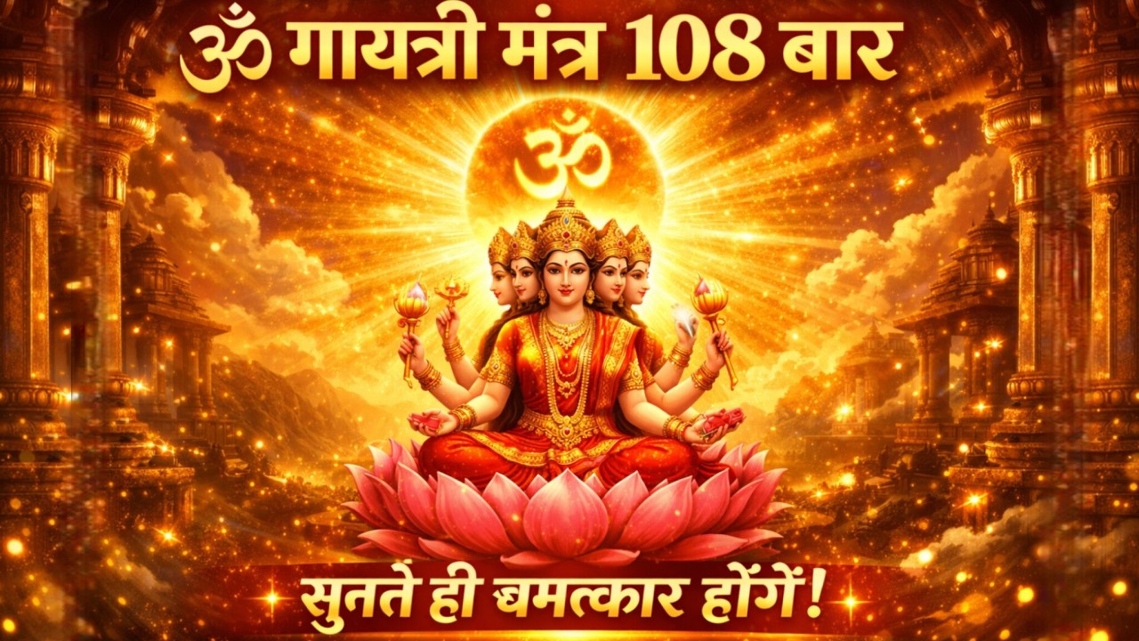 Listen to Gayatri Mantra 108 Times – Remove Negative Energy & Bring Divine Blessings #gayatrimantra
