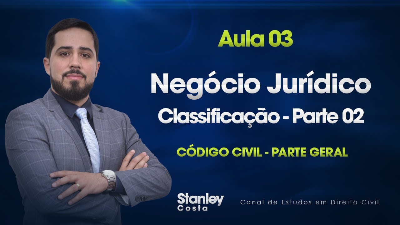 Classificação de Negócio Jurídico - Parte 02