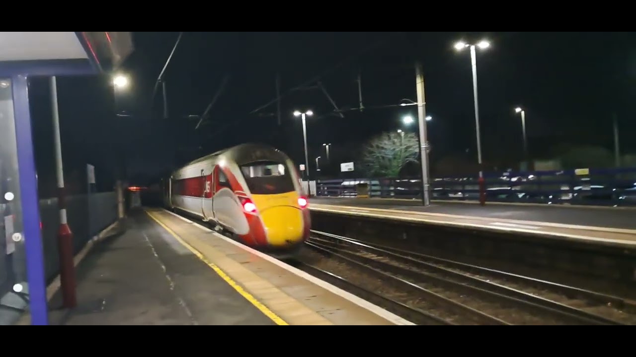 Trainspotting at Morpeth. 20/12/25 . About 1830. LNER & Transpenine 