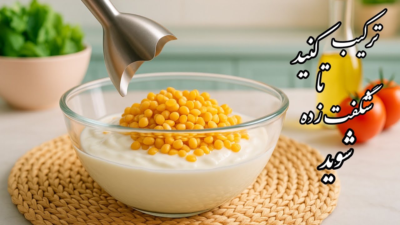 ماست و نخود: ساده، سالم، مقوی ،شگفت‌انگیز!