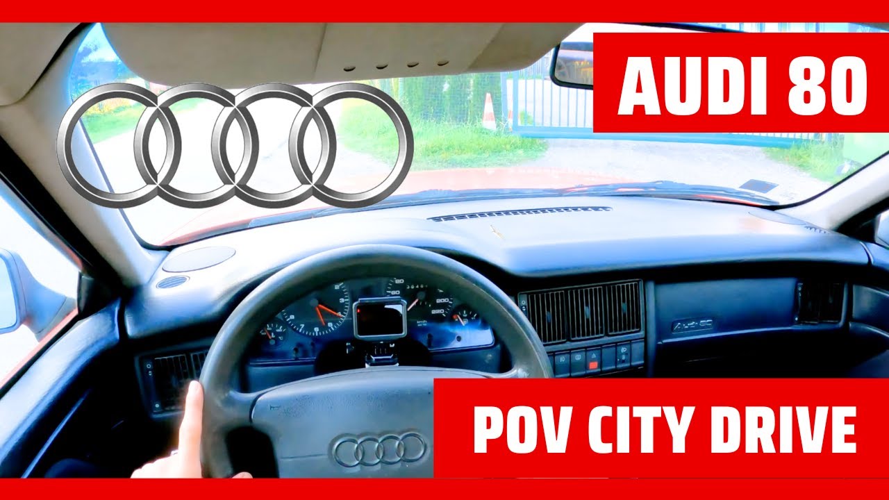 Audi 80 1994 B4 test drive | POV city drive