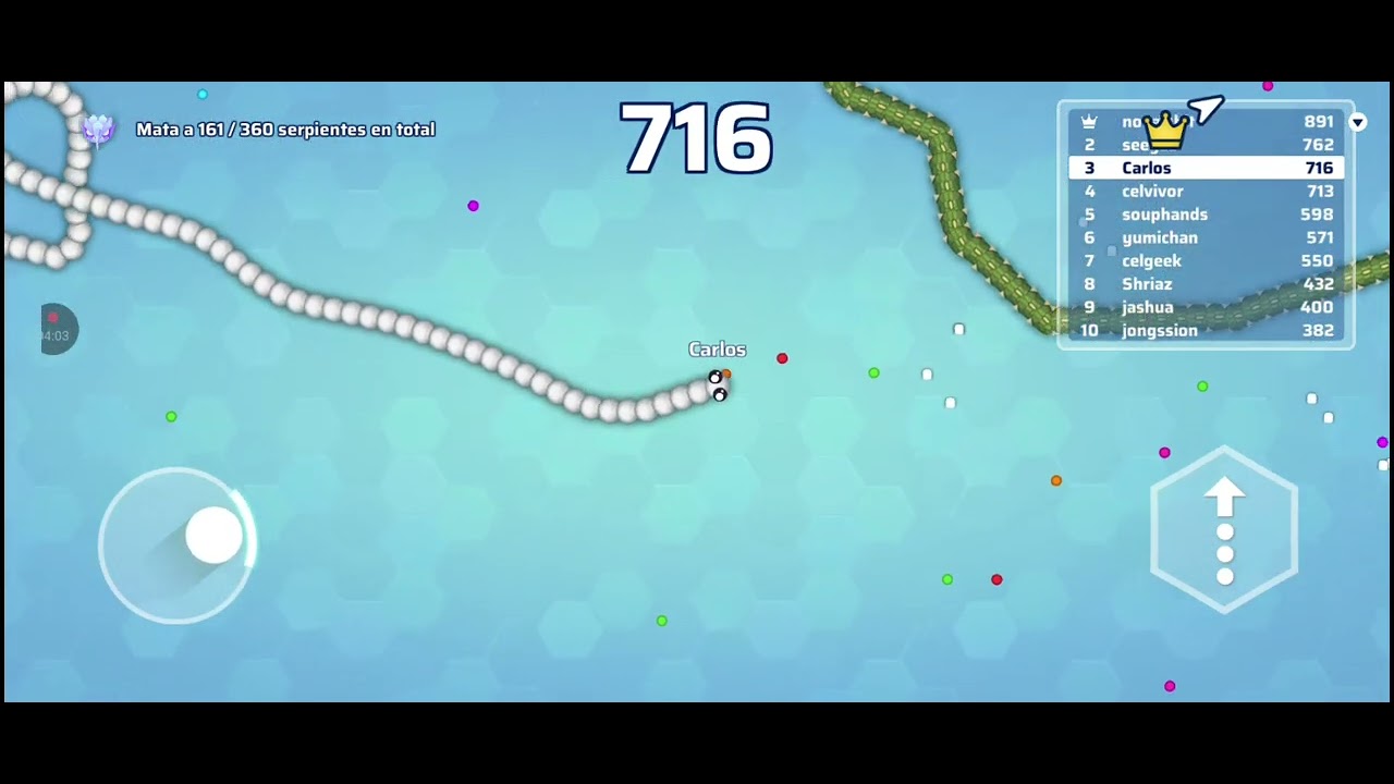 ¡Intentando llegar a el primer lugar de Snake.io! (Lo logre pero lamentablemente...) | Snake.io