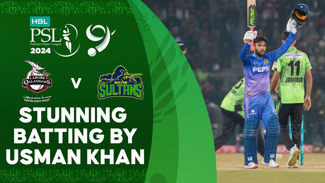 Stunning Batting By Usman Khan | Lahore Qalandars vs Multan Sultans | Match 14 | HBL PSL 9 | M1Z2U