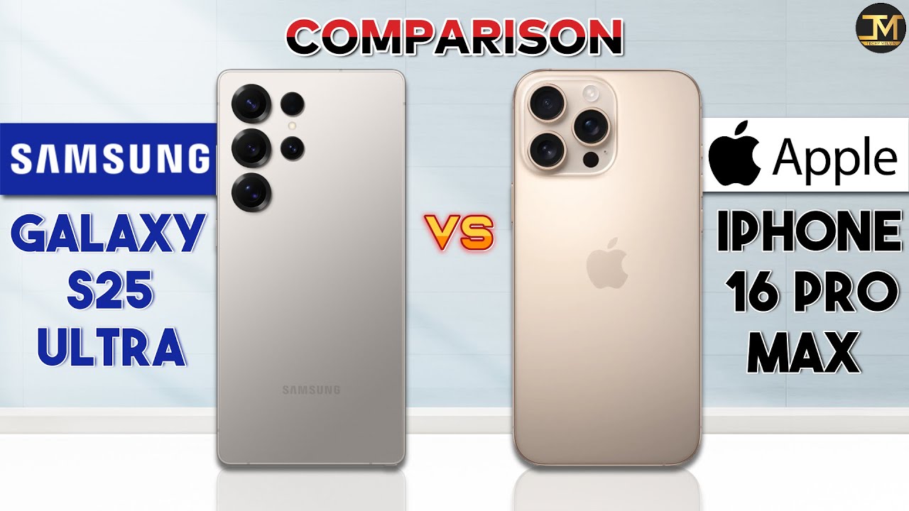 Samsung Galaxy S25 Ultra vs Apple iPhone 16 Pro Max : Which Phone is Best❓😮