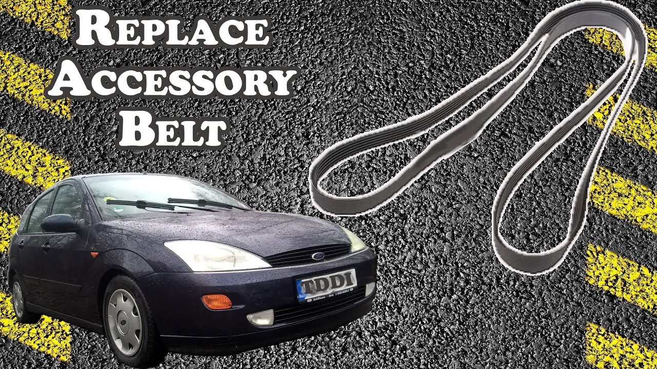 Как заменить приводной ремень на Ford Focus TDDI 2001 года выпуска