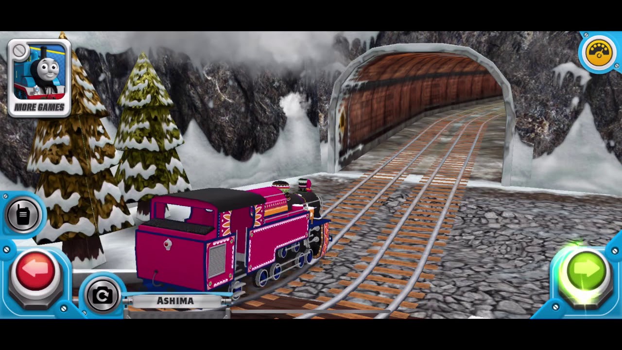 Watch Ashima Go Around Tidmouth in Winter - Girl Train - Thomas Tank Engine & Friends: Race On Game