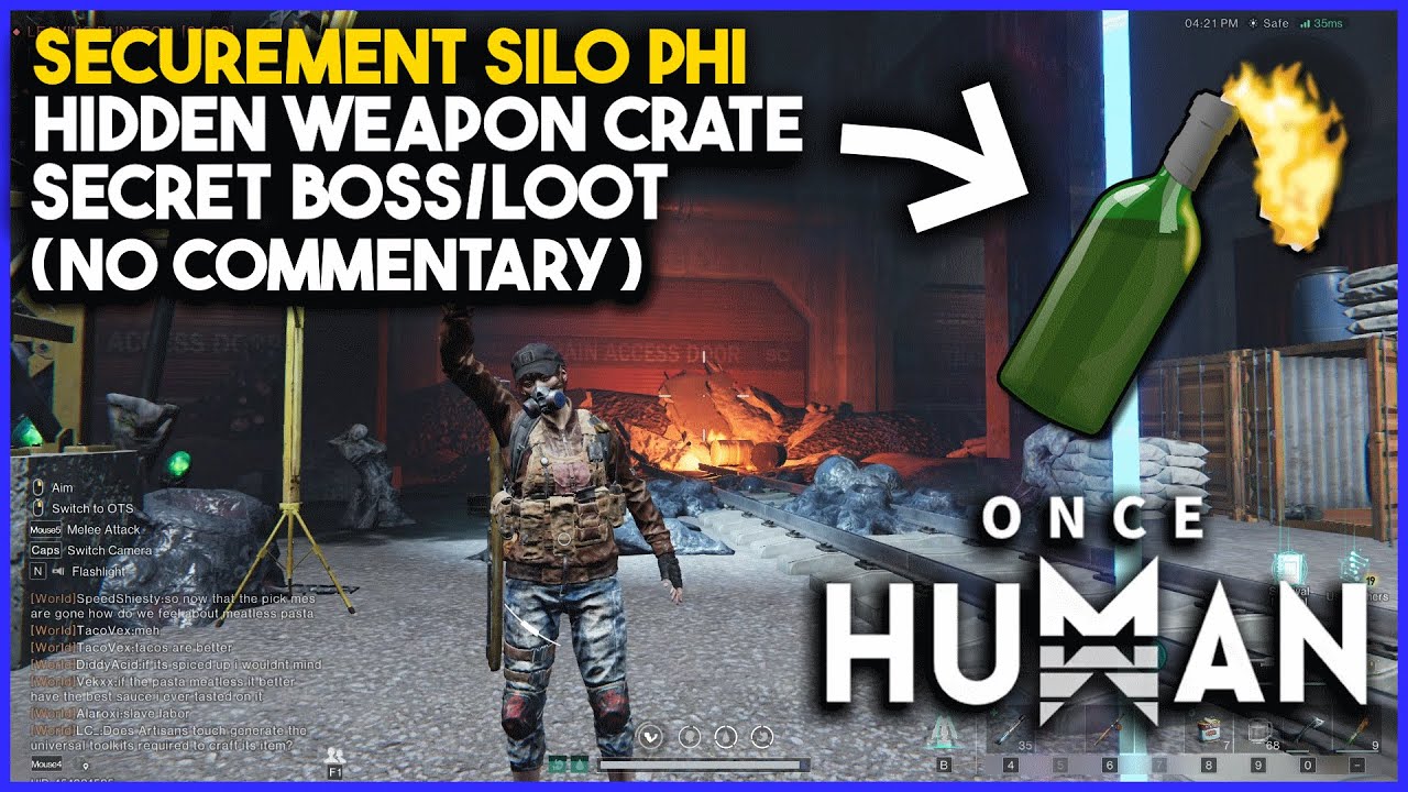 Securement Silo - PHI | Secret + Weapon Crate | Once Human