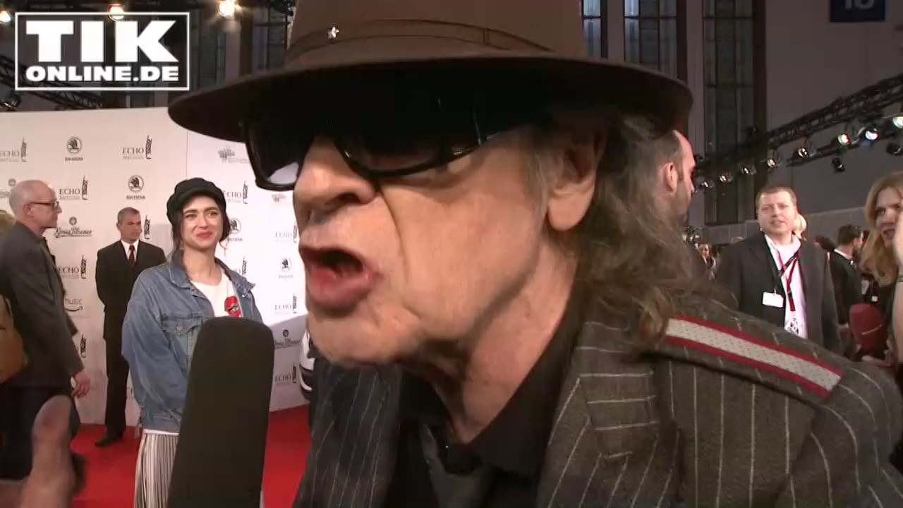 Udo Lindenberg beim ECHO: Gezielte Drogeneinnahme im Alter!