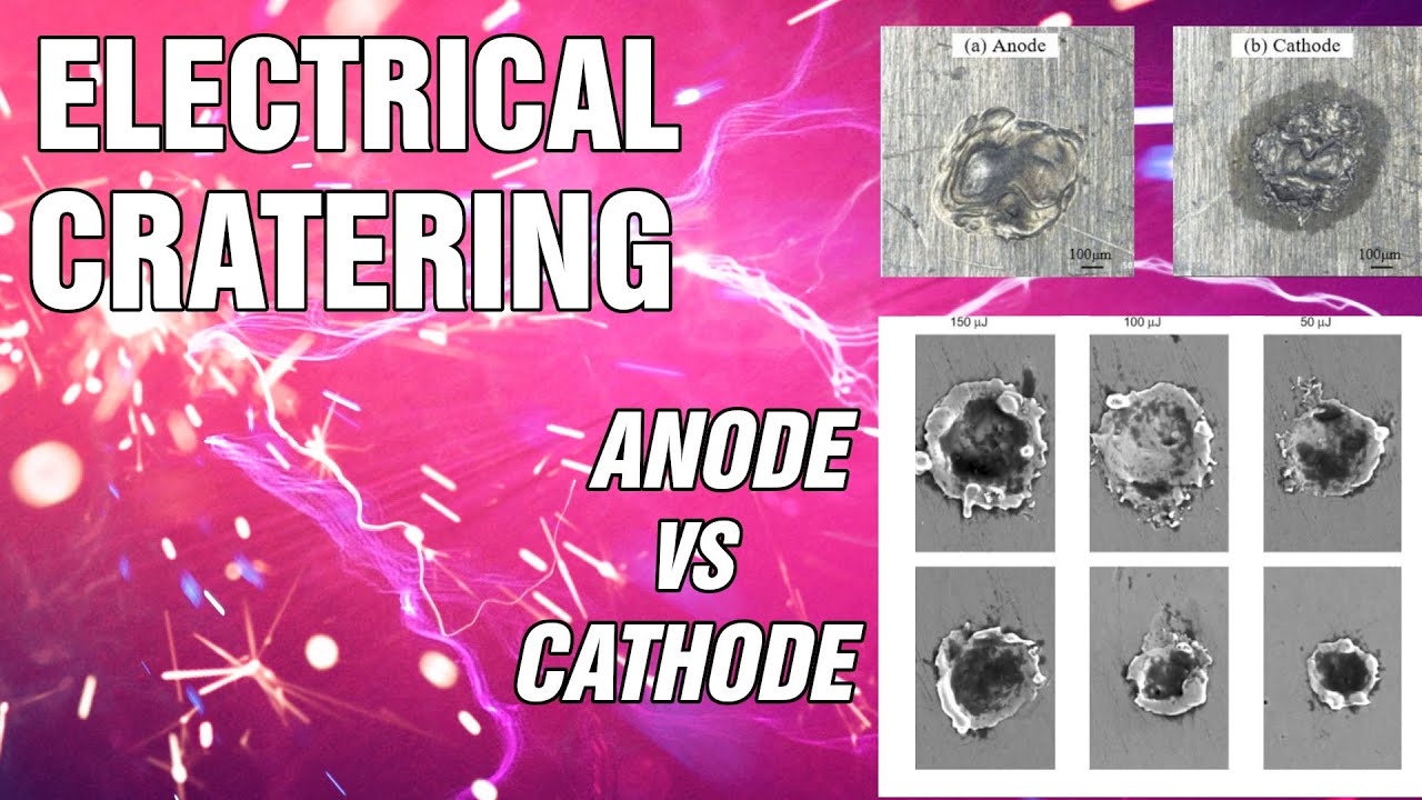 Electrical Cratering - What is the difference between Anode and Cathode Craters