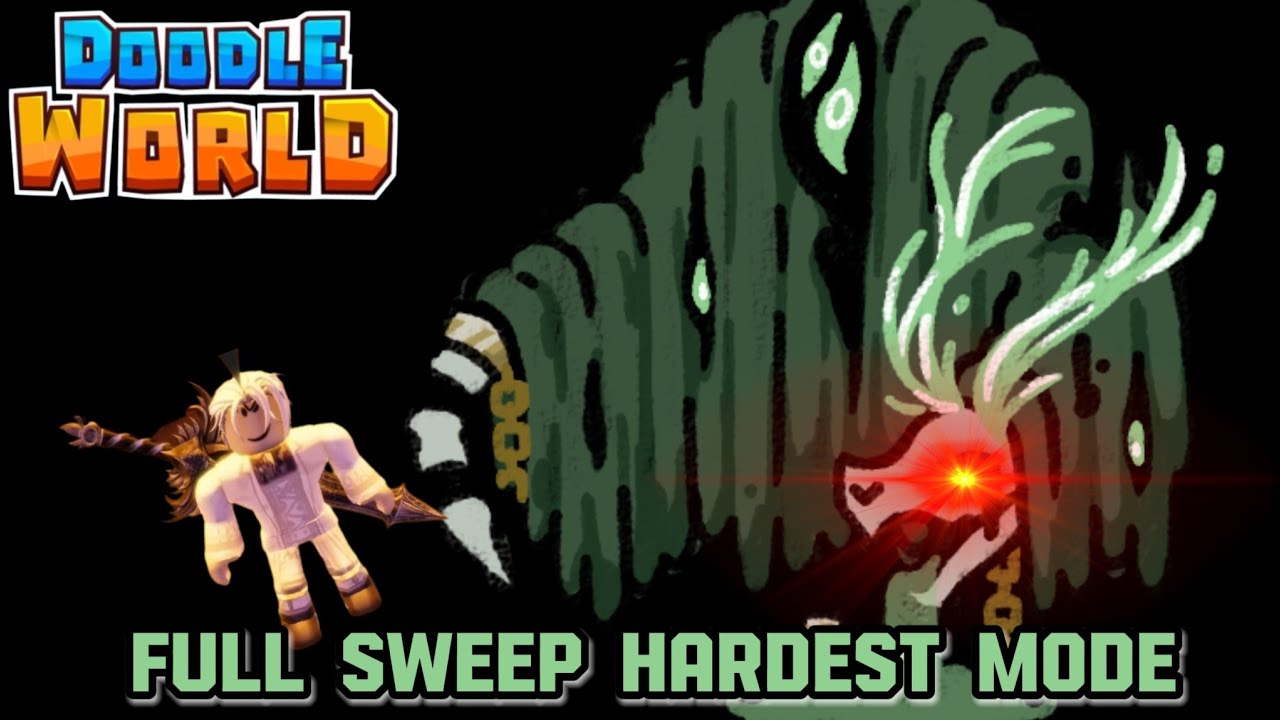 Destroying the Dungeons Final Boss on the HARDEST Difficulty with 1 Doodle! | Doodle World |