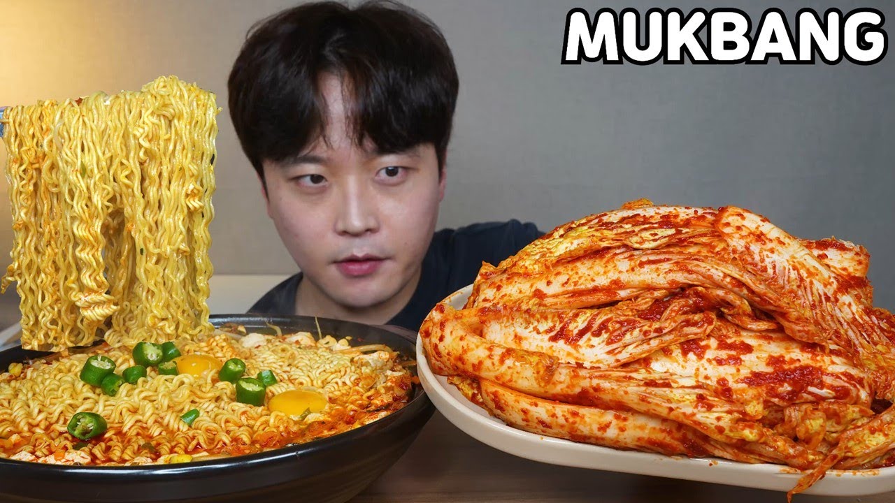 아내표 집밥🍚 순두부열라면 갓담근 김치 먹방 Spicy Ramen & Kimchi ASMR MUKBANG REAL SOUND EATING SHOW