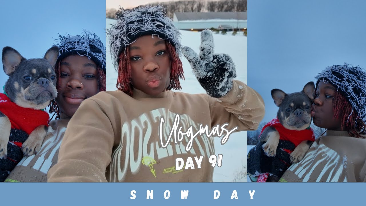 VLOGMAS, день 9: Снежный день!!!