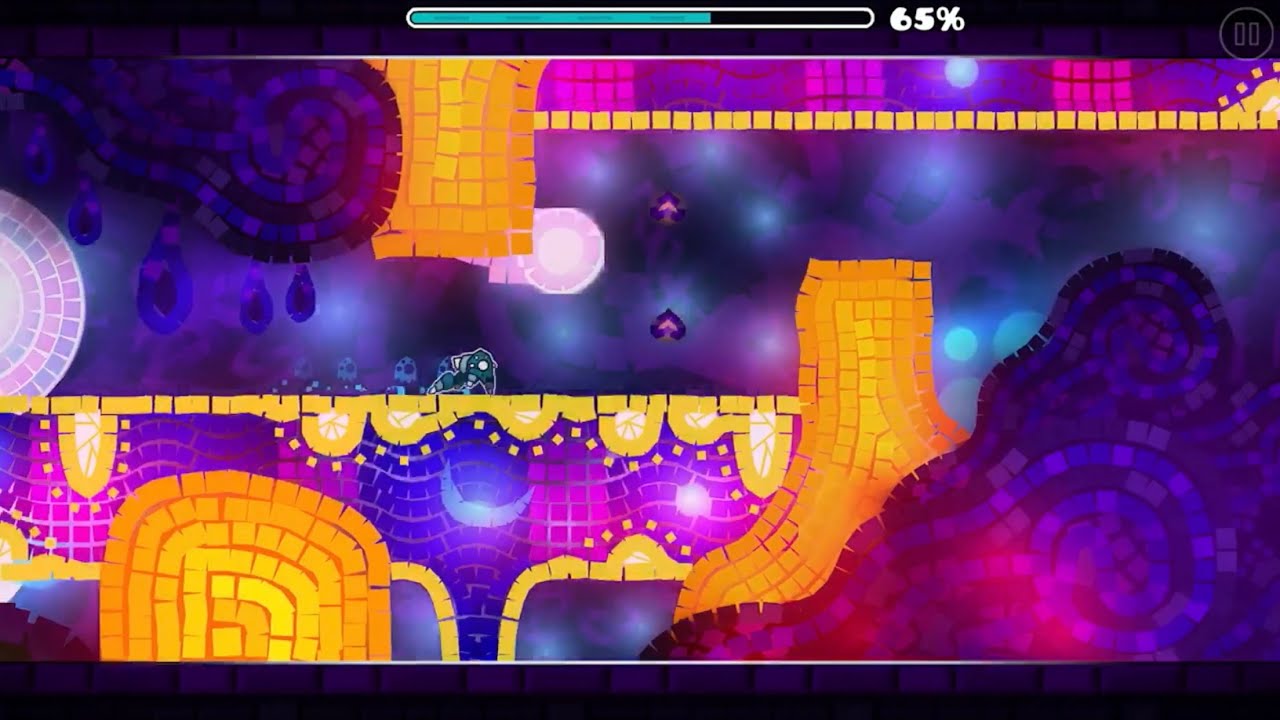 Starry Sandstream by Furorem | Geometry Dash