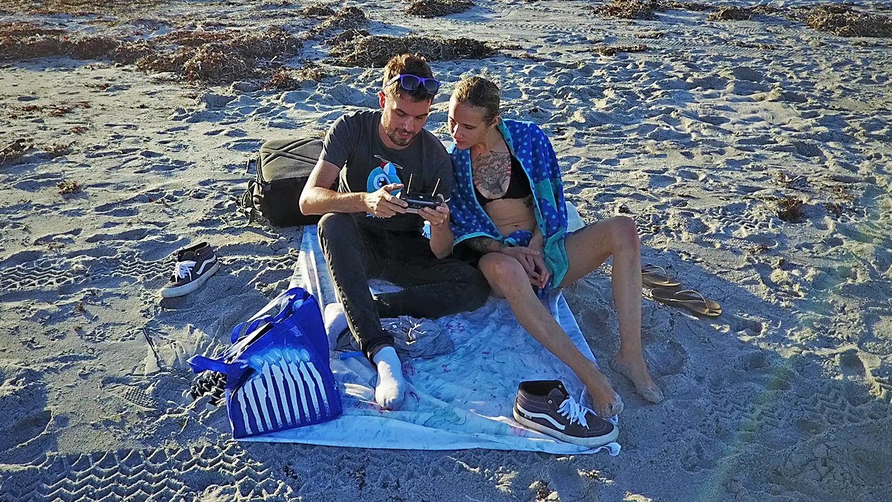 flying drones at Cocoa Beach