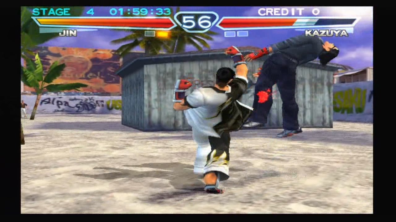 Tekken 4 : Arcade mode - Jin Kazama