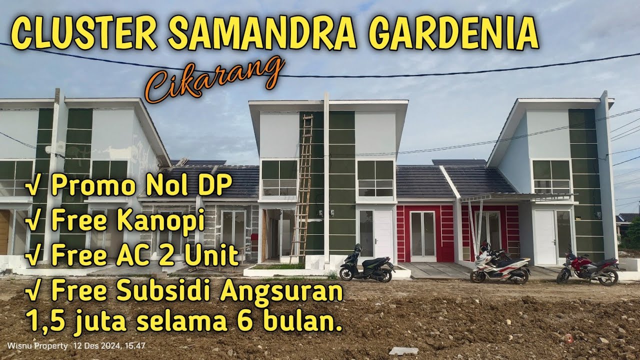 Perumahan Samandra Gardenia Cikarang Type 36/72 Tanpa perlu renovasi langsung siap huni | Komersil