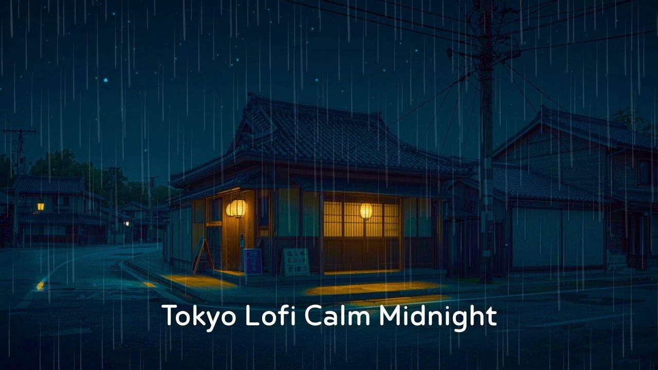 Neon Rain in Tokyo 🌃 — Chill Lofi for Calm Midnight Vibes
