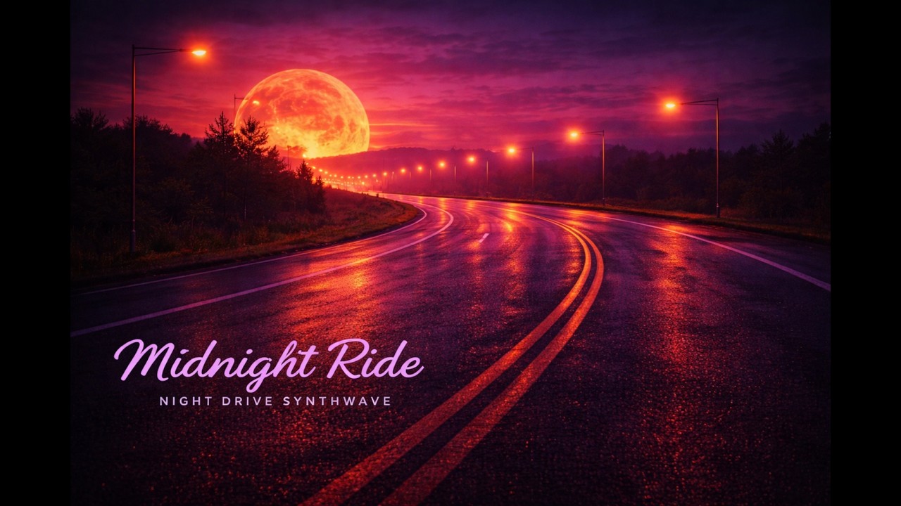 Night Drive Synthwave 🌙 Midnight Highway | 1 Hour Retrowave Mix