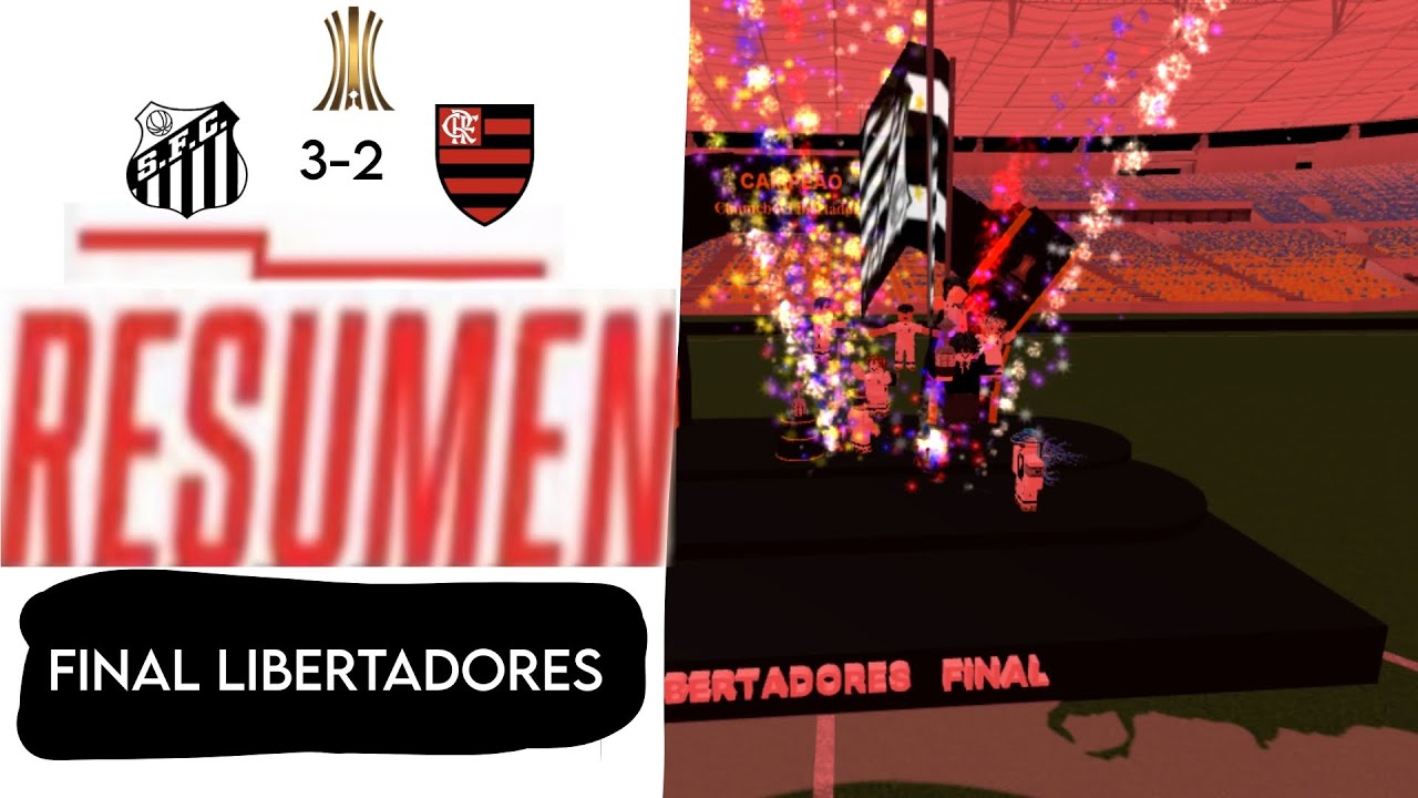 RESUMEN: Santos 3-2 Flamengo: SANTOS ES EL NUEVO CAMPEON DE LIBERTADORES JONAS!!!