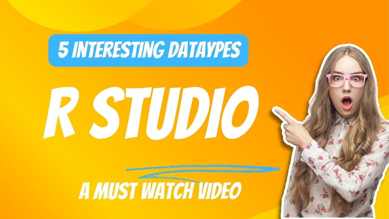 📊 Mastering R Programming: 5 Essential Data Types in R Studio! 💡🖥️📈 Hindi Tutorial, Learn R,