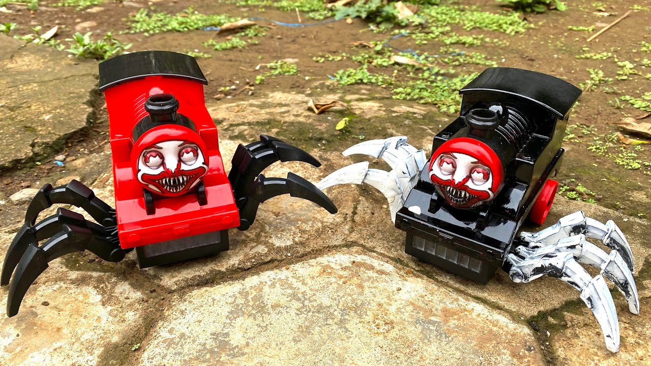 Unboxing dan Merakit Mainan Kereta Thomas Monster train, Thomas Coco Charles, Thomas Horror