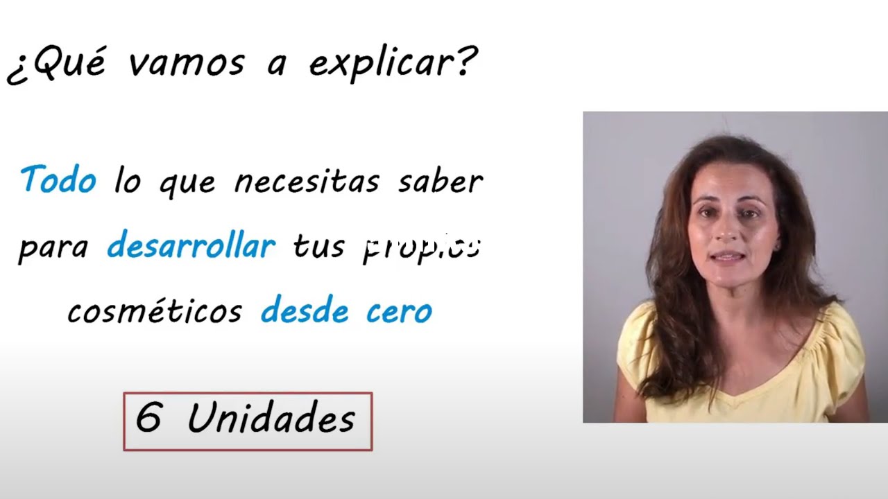 Presentación del Curso Online de Formulación Cosmética Natural - Aventura Cosmética