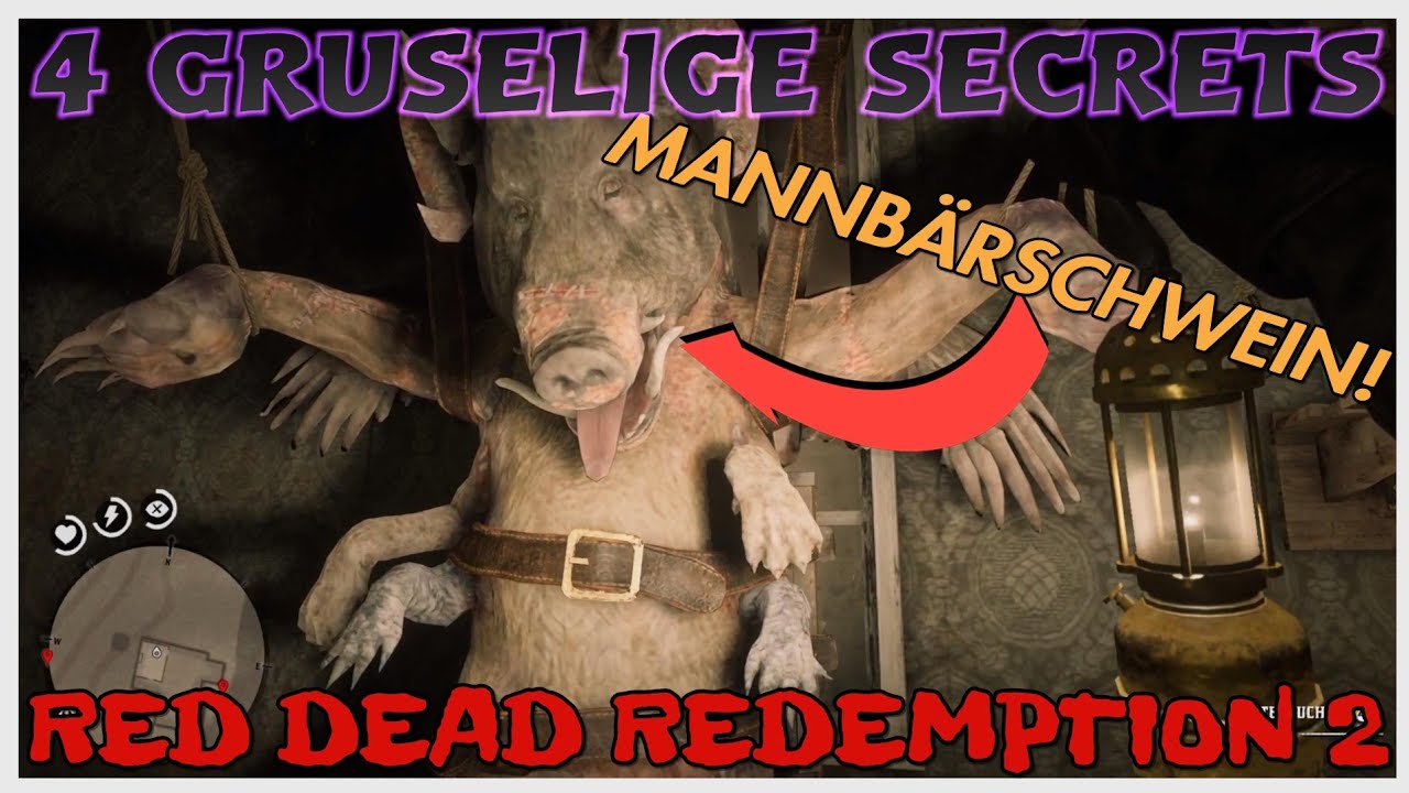 4 GRUSELIGE SECRETS in RED DEAD REDEMPTION 2! [Deutsch]