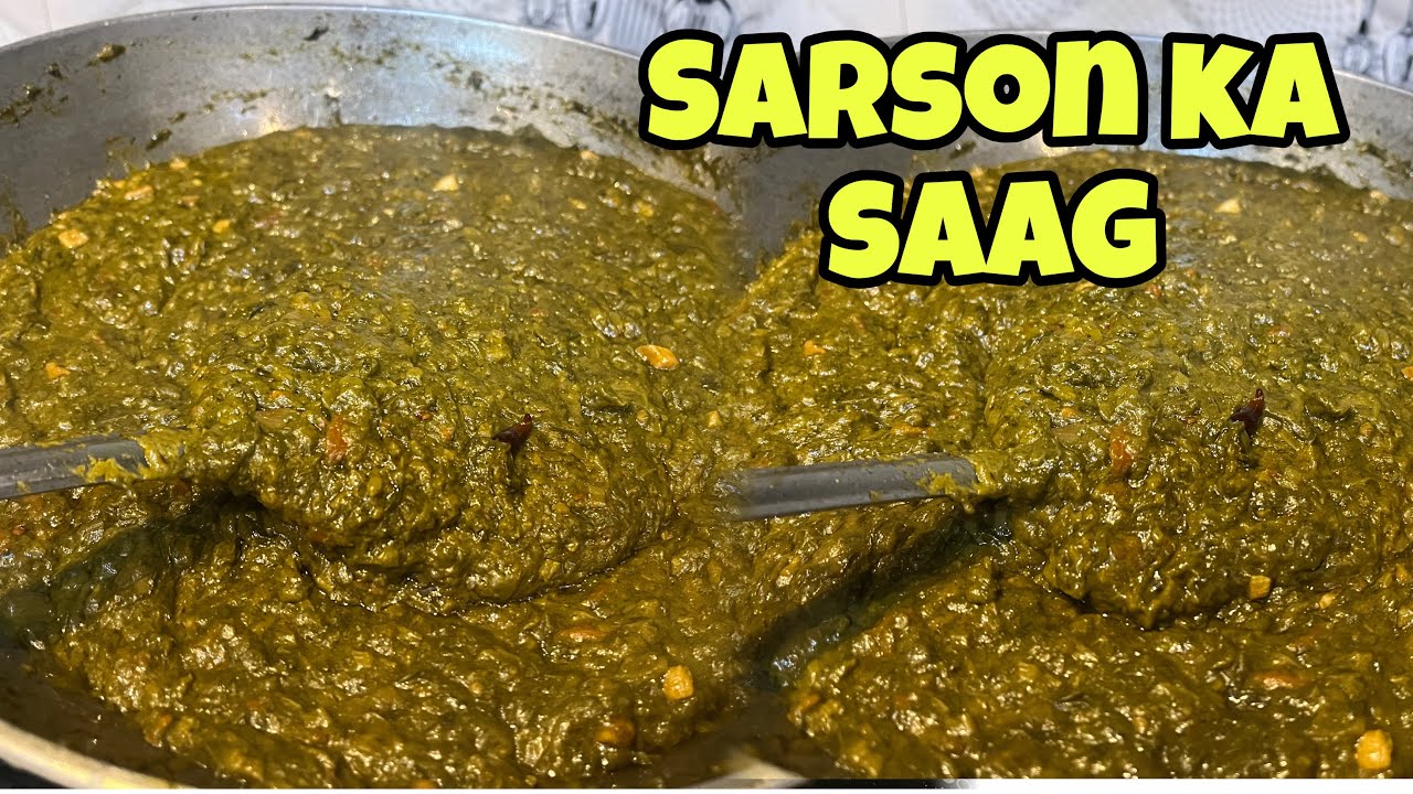Desi saag recipe || aaj bnaya sarson ka saag || cooking vlog ||