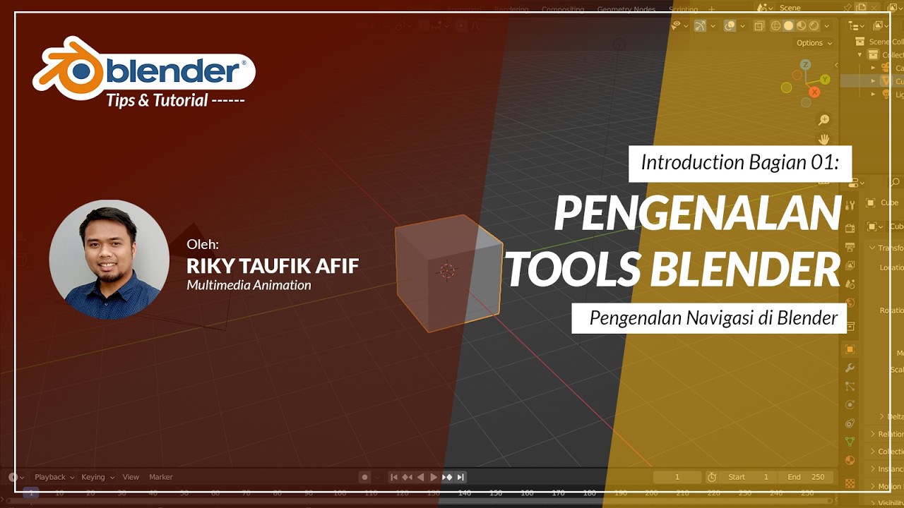 Video Tutorial 01: Pengenalan Navigasi pada Blender 3D