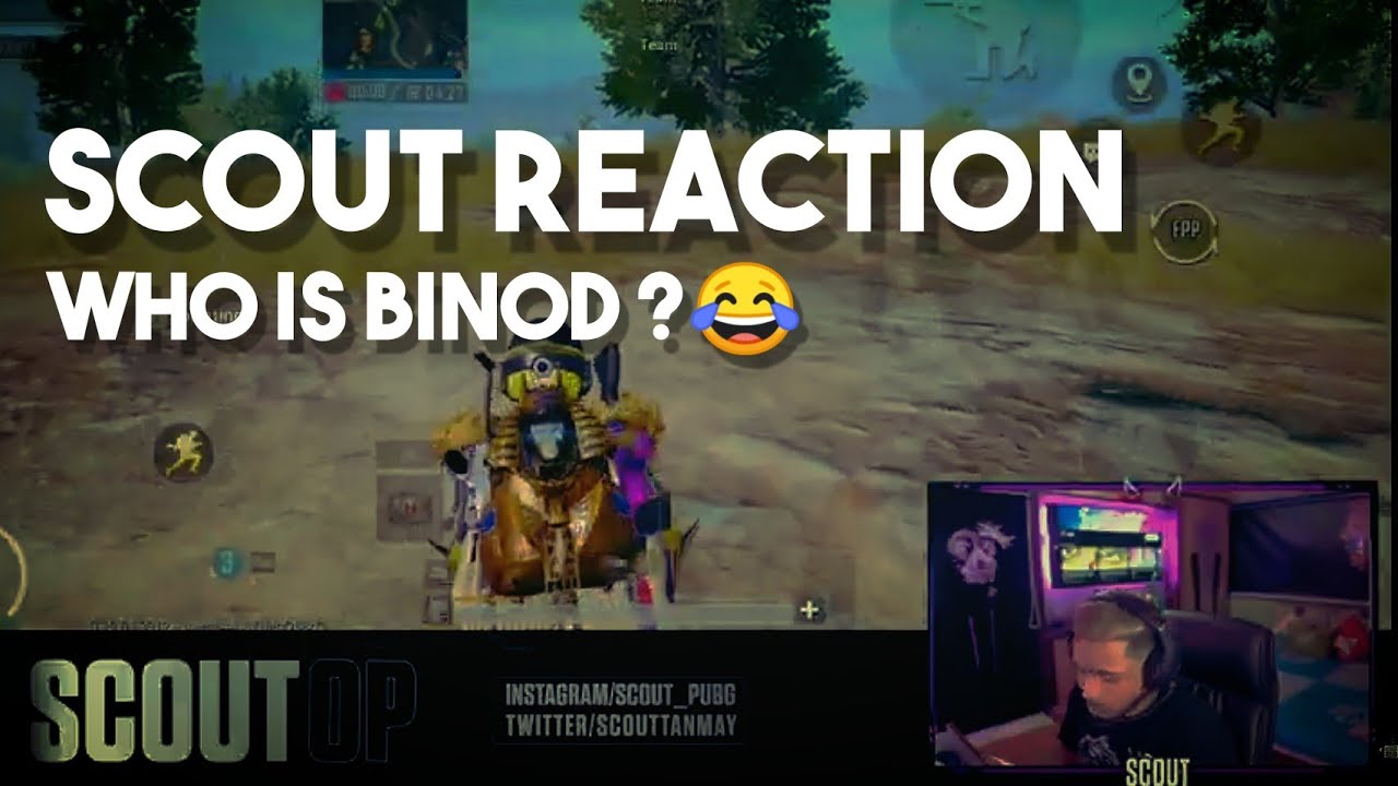 Scout Reaction on Binod😂 | Scout Talking about Binod Spam - Who is Binod ? 😳