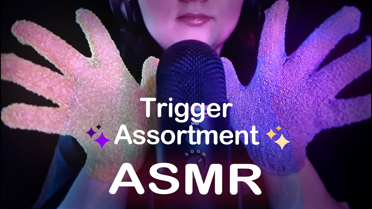 Soft Spoken ASMR / Trigger Assortment - Tapping, Scratching, Crinkles, Gloves & more!