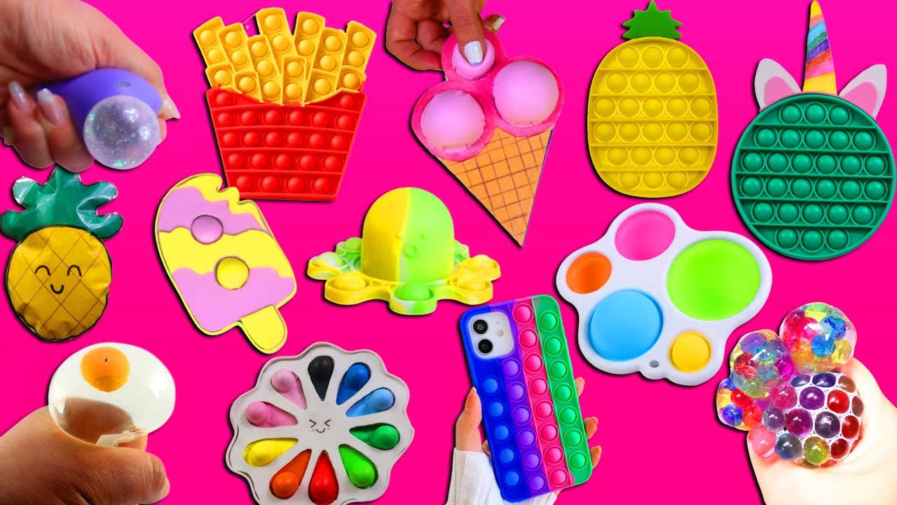 53 DIY COMO FAZER FIDGET TOYS CASEIROS | FIDGET TOYS DO TIKTOK VIRAIS