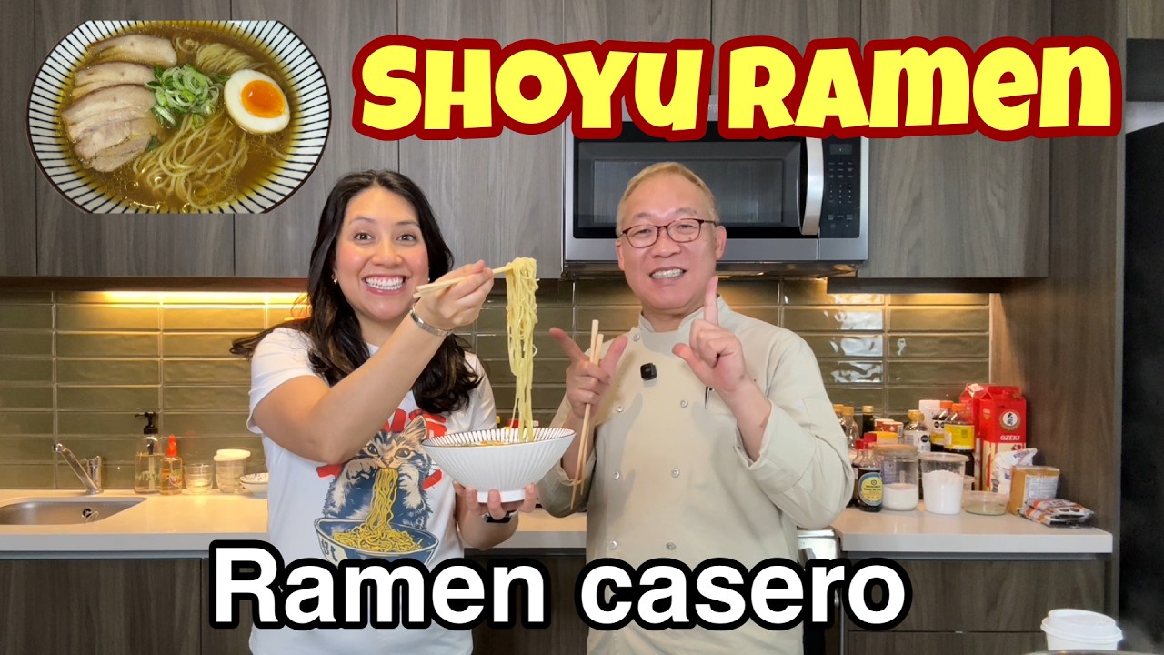 Cómo hacer Ramen casero 【Shoyu Ramen】Sabor de Salsa soya