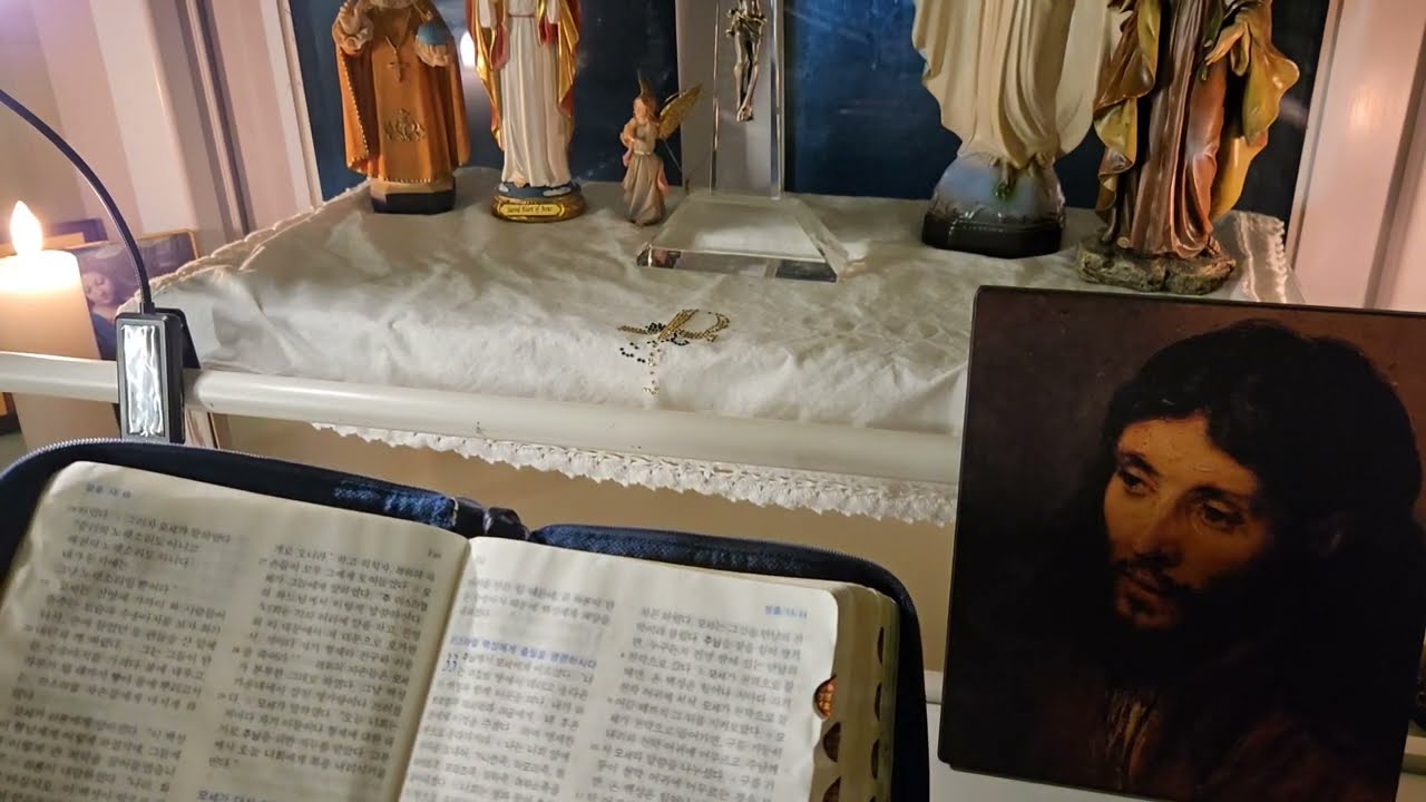 Bible Exodus Chapter 32 Reading Korean catholic 카톨릭 천주교 성경통독 탈출기32장 스테파노 reading by J.stephano