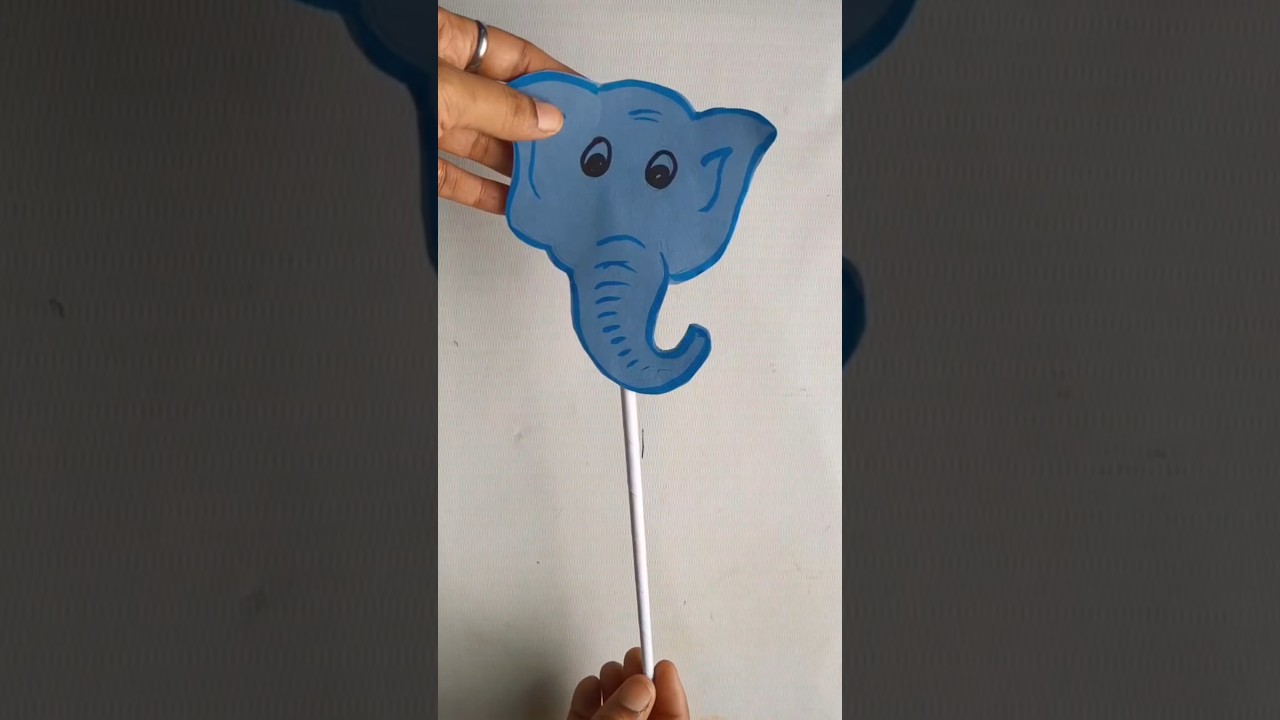 elephant puppet for school / story telling puppet #puppet