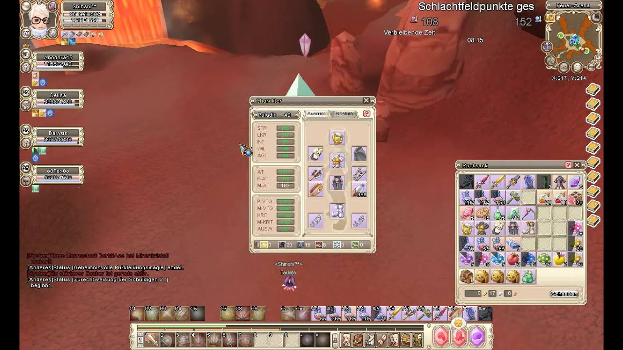 GrandFantasia Feuer Arena 31 - 40 Paladin (Shinshi&trade;)