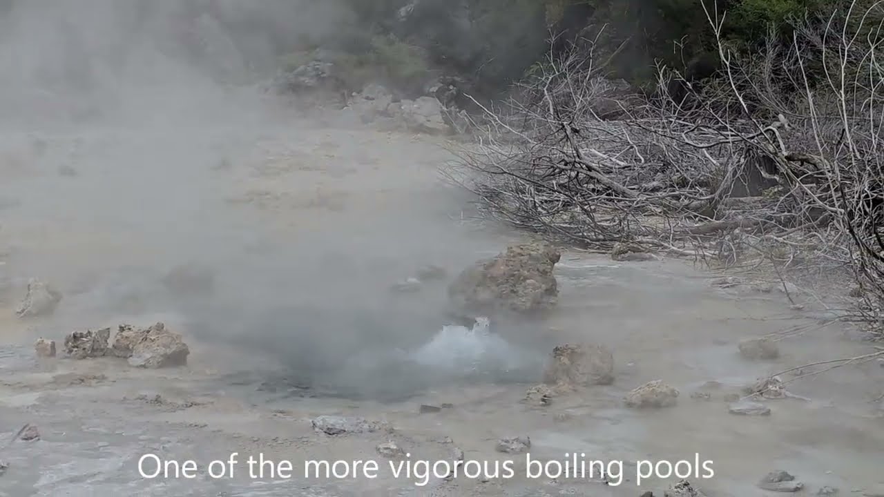 Orakei Korako, a geothermal park near Taupo in New Zealand