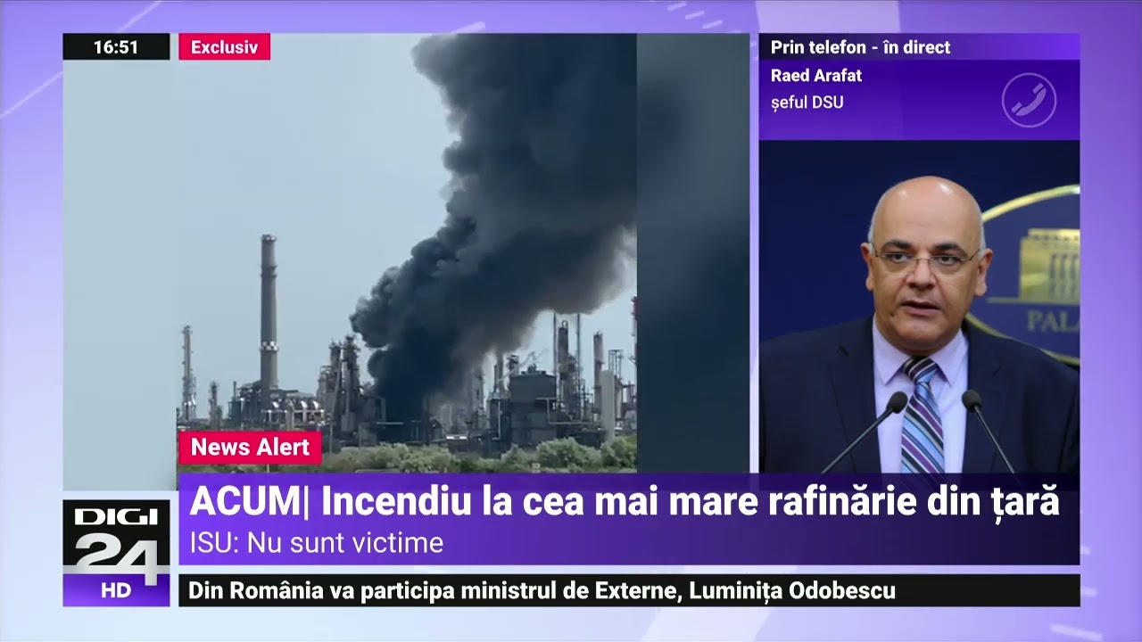 Raed Arafat: Intervenția este de localizare și lichidare. Nu exista victime