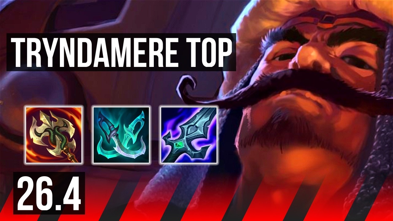 TRYNDAMERE vs DARIUS (TOP) | Good KDA: 10/1/5 | EUW Master | 26.4