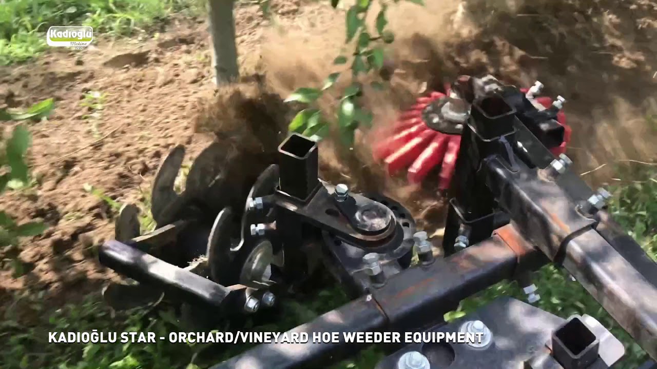 ✔️ KADIOGLU STAR - Best finger hoe weeder equipment for ORCHARDS